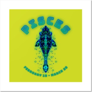 Pisces 9b Citron Posters and Art